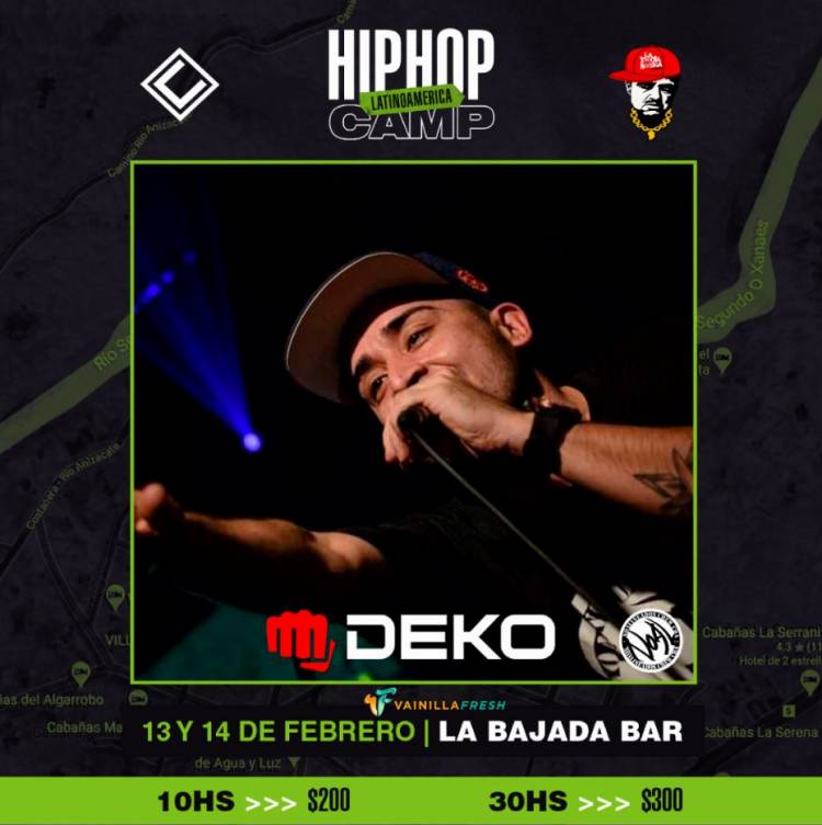 Hip Hop Camp Latinoamerica - DEKO artista confirmado